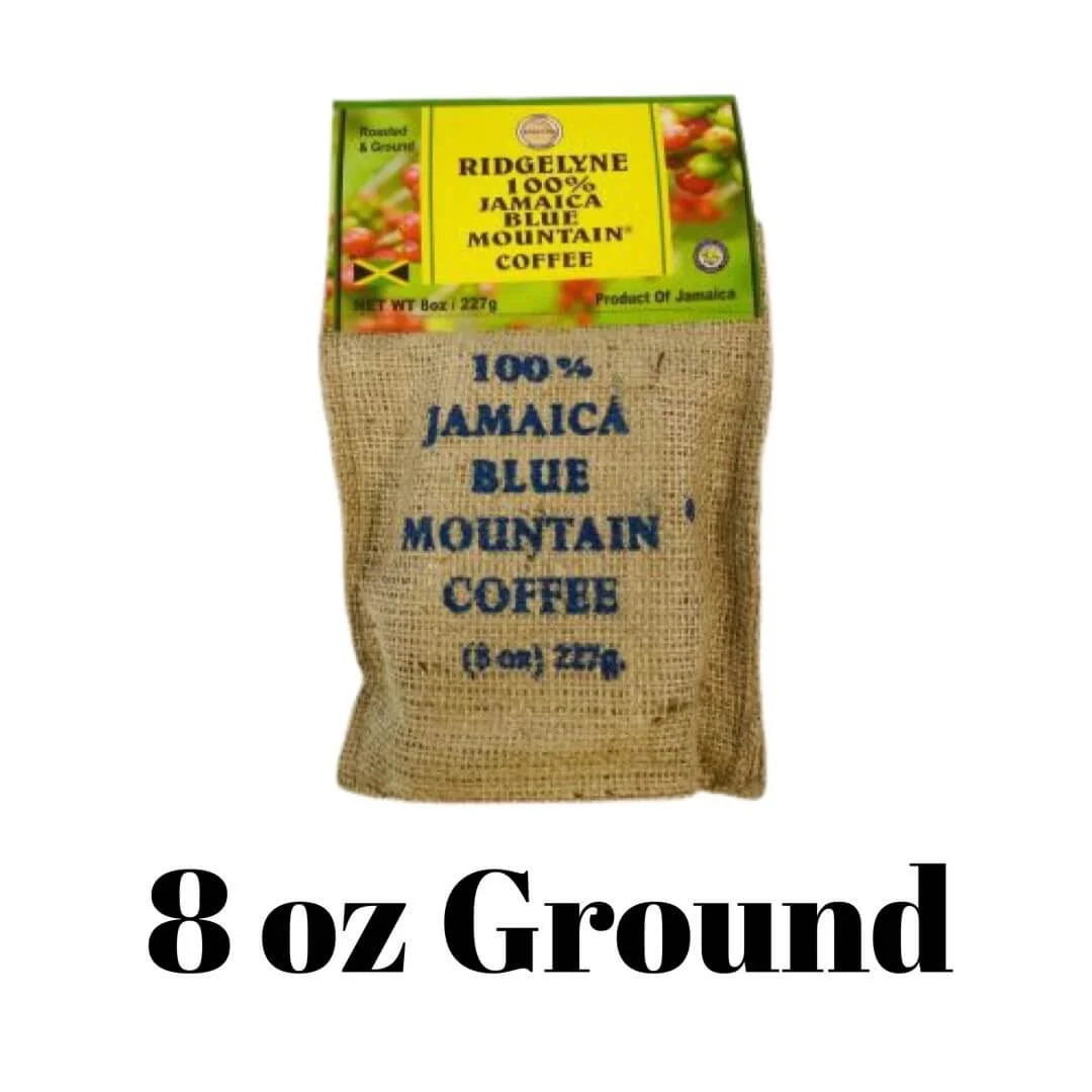 Ridgelyne 100 Percent Jamaica Blue Mountain Coffee | Worldwide Shipping & Free Delivery to Resorts in Jamaica