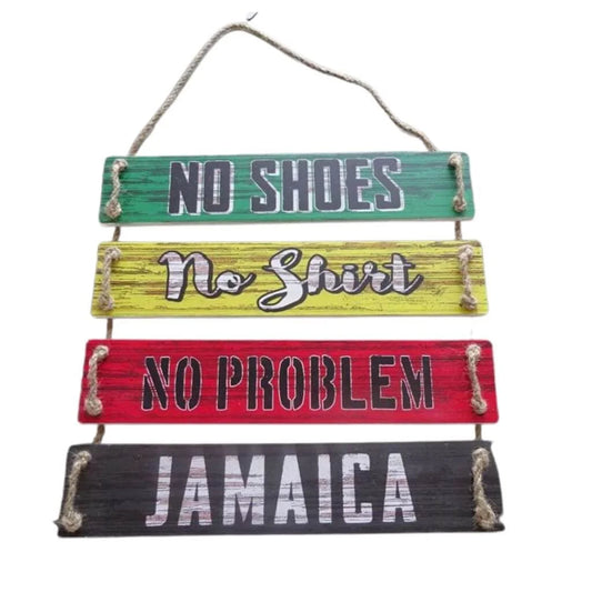 Sign Board Foldable No Shoes No Shirt No Problem