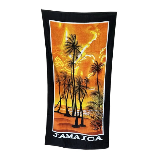 Beach Towel Jamaican Designs Cotton - 3