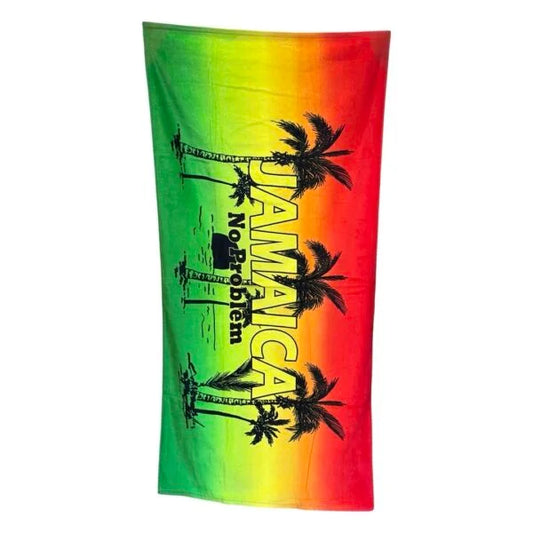 Beach Towel Jamaican Designs Cotton - 5