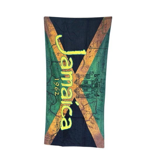 Beach Towel Jamaican Designs Cotton - 6