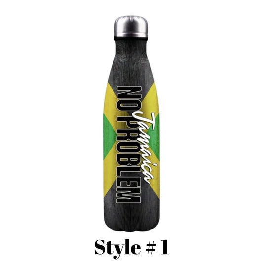 Botellas de viaje térmicas con diseños jamaicanos - 1