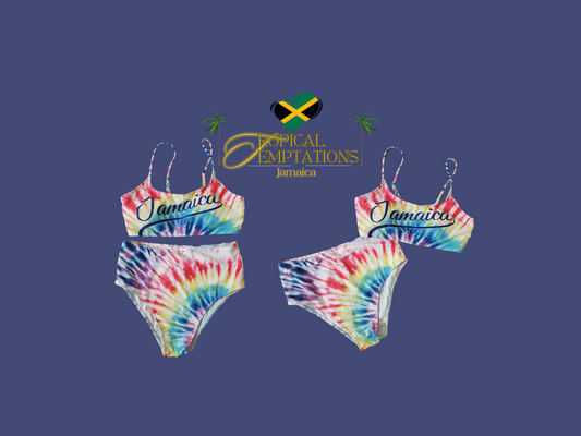 Jamaica Tie Die 2 pcs Swimwear