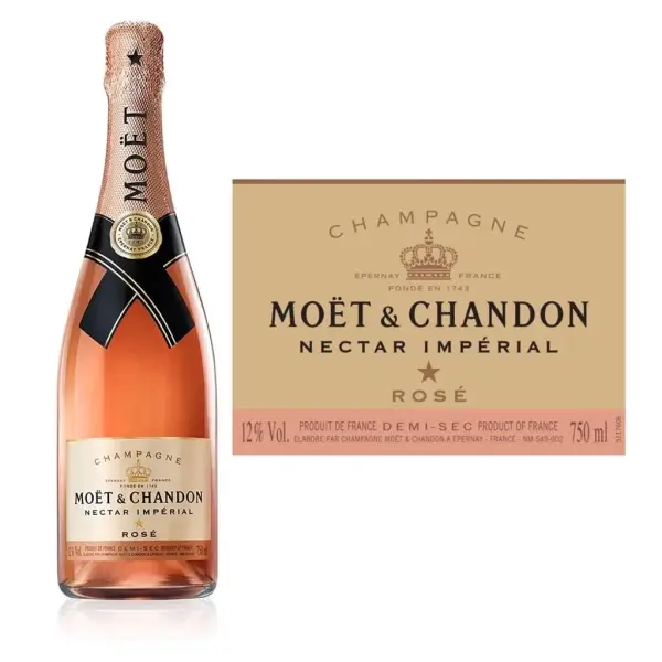 Champagne Moet & Chandon Nectar Imperial Rose
