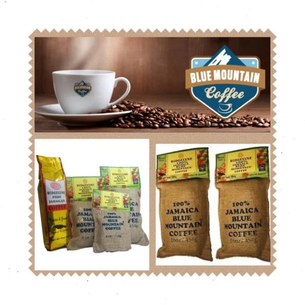 Ridgelyne 100 Percent Jamaica Blue Mountain Coffee | Worldwide Shipping & Free Delivery to Resorts in Jamaica
